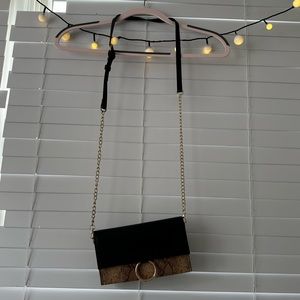 Snakeskin crossbody